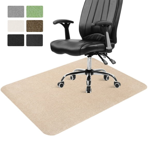 ANMINY Office Chair Mat for Hardwood Floor 36" x 48" Desk Chair Mat Non-Slip Home Office Protector in Living Room Study Officeï¼ Brown