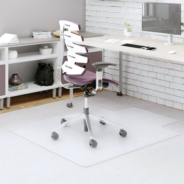 "ANMINY PVC NonSlip Rolling Office Chair Mat, 36"" x 48"" Hardwood