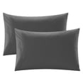 thumbnail image 1 of ANMINY Pillowcase Set of 2 Pillow Cases 300 Thread Count Soft Cotton Bed Pillow Covers Queen Size 20"x30" Dark Gray, 1 of 6