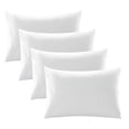 thumbnail image 1 of ANMINY Pillowcase set of 4 Pillow Cases Soft Cotton Bed Pillow Covers Queen Size, White, 1 of 5