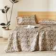 thumbnail image 1 of ANMINY Satin Sheets Silk Sheets Bed Sheet Set Deep Pocket Bed Flat Fitted Sheet, 3-Pieces, 1 of 7