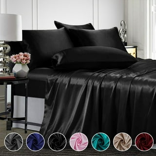  CJQJPNZ Bedding Set with Fitted Sheet Satin Bedding