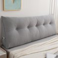 thumbnail image 1 of ANMINY Triangle Headboard Pillow Full Filling Backrest Positioning Support Wedge Pillow, 1 of 7