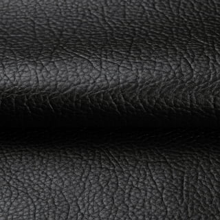 BLACK VINYL FABRIC FAUX LEATHER AUTO UPHOLSTERY PLEATHER 54W FREE SHIPPING