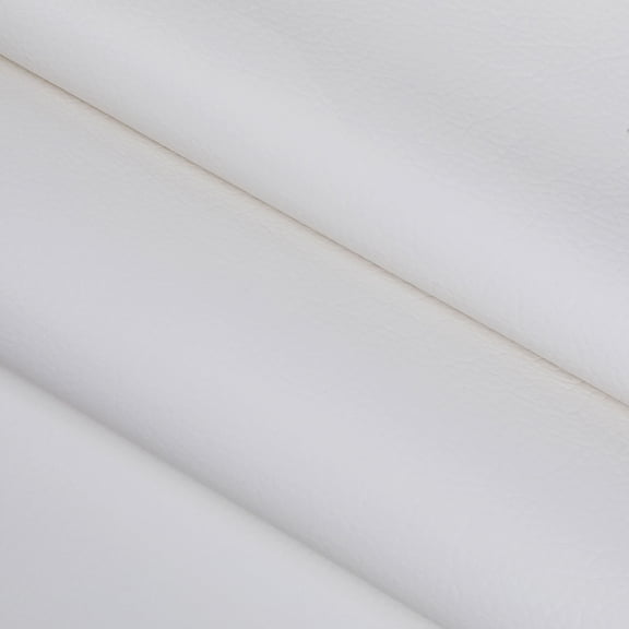 ANMINY Vinyl Faux Leather Fabric Pleather Upholstery 54" Wide By the Yard White