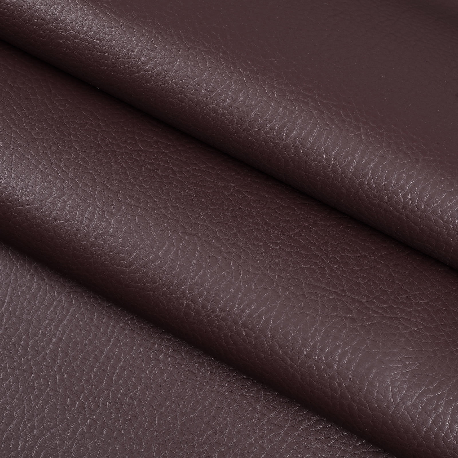 ANMINY Litchi Pattern Faux Leather Fabric, 1 Yard, 55in Wide Upholstery  Leather for Headboard, Wall Decor, Sofa, Crafts, Sewing, Wallets, Handbags