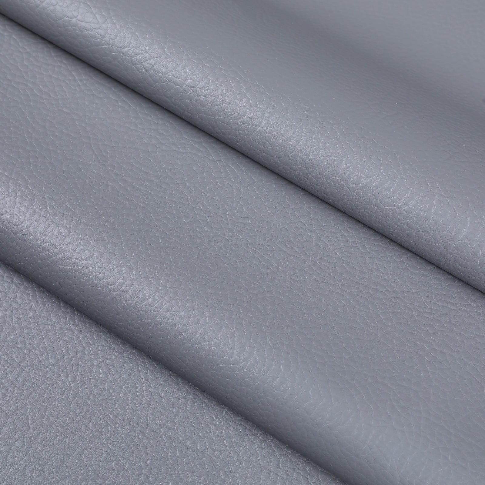 ANMINY Litchi Pattern Faux Leather Fabric, 1 Yard, 55in Wide Upholstery Leather for Headboard, Wall Decor, Sofa, Crafts, Sewing, Wallets, Handbags