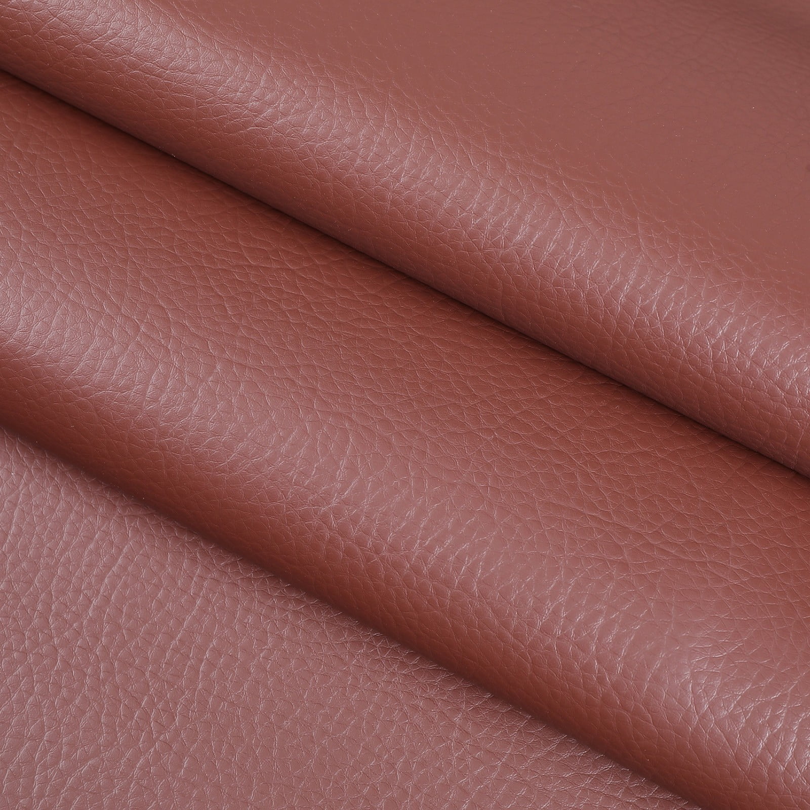 ANMINY Litchi Pattern Faux Leather Fabric, 1 Yard, 55in Wide Upholstery Leather for Headboard, Wall Decor, Sofa, Crafts, Sewing, Wallets, Handbags