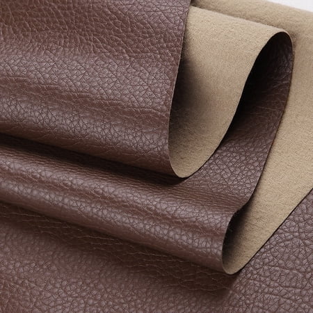 ANMINY Litchi Pattern Faux Leather Fabric, 2 Yards, 55in Wide Upholstery Leather for Headboard, Wall Decor, Sofa, Crafts, Sewing, Wallets, Handbags