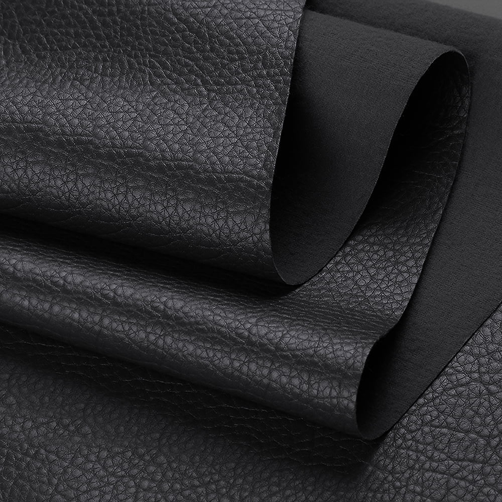 【ふー】【Ameri】LUSTER SYNTHETIC LEATHER ANMINY Litchi Pattern Faux Leather Fabric, 2 Yards, 55in Wide