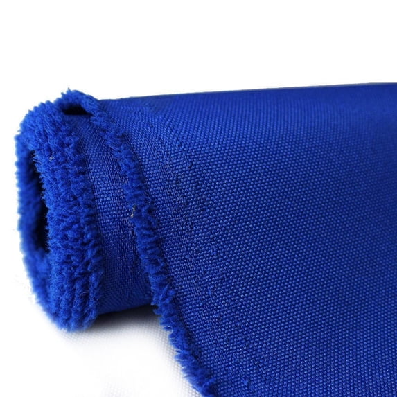 ANMINY Waterproof 600D Marine Canvas Fabric, 58" Width Heavy Duty Polyester Outdoor & Indoor UV Resistant Canvas for Awnings, Boat Covers, Patio Furniture & DIY Projects - Royal Blue
