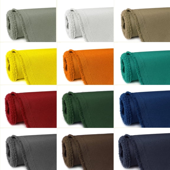 ANMINY Waterproof 600D Marine Canvas Fabric, 58" Width Heavy Duty Polyester Outdoor & Indoor UV Resistant Canvas for Awnings, Boat Covers, Patio Furniture & DIY Projects - Black