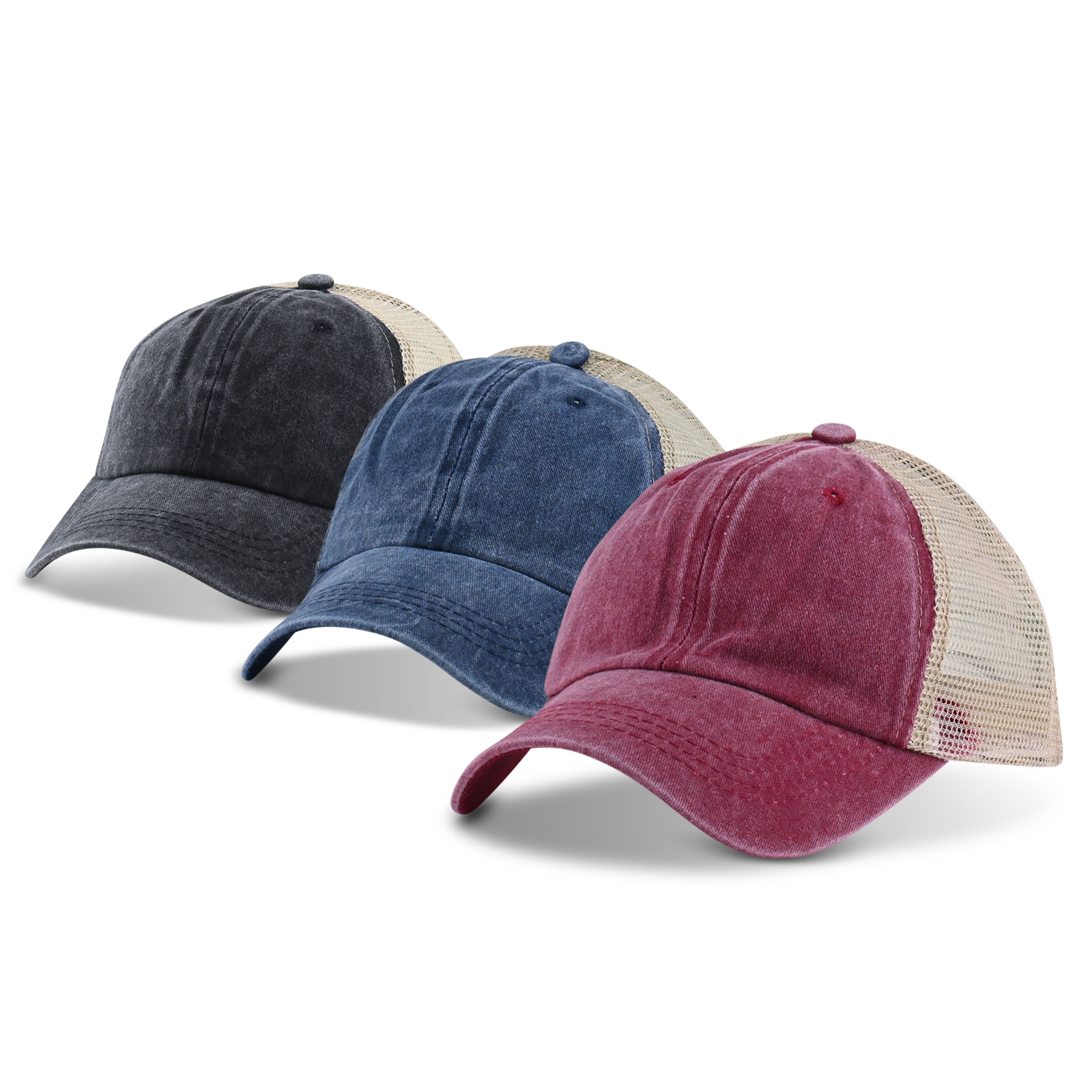 Women's mesh cheap back hats