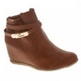 thumbnail image 1 of ANNA CICI-9 Women Comfy Almond Toe Platform Hidden Wedge Ankle Bootie, 1 of 4
