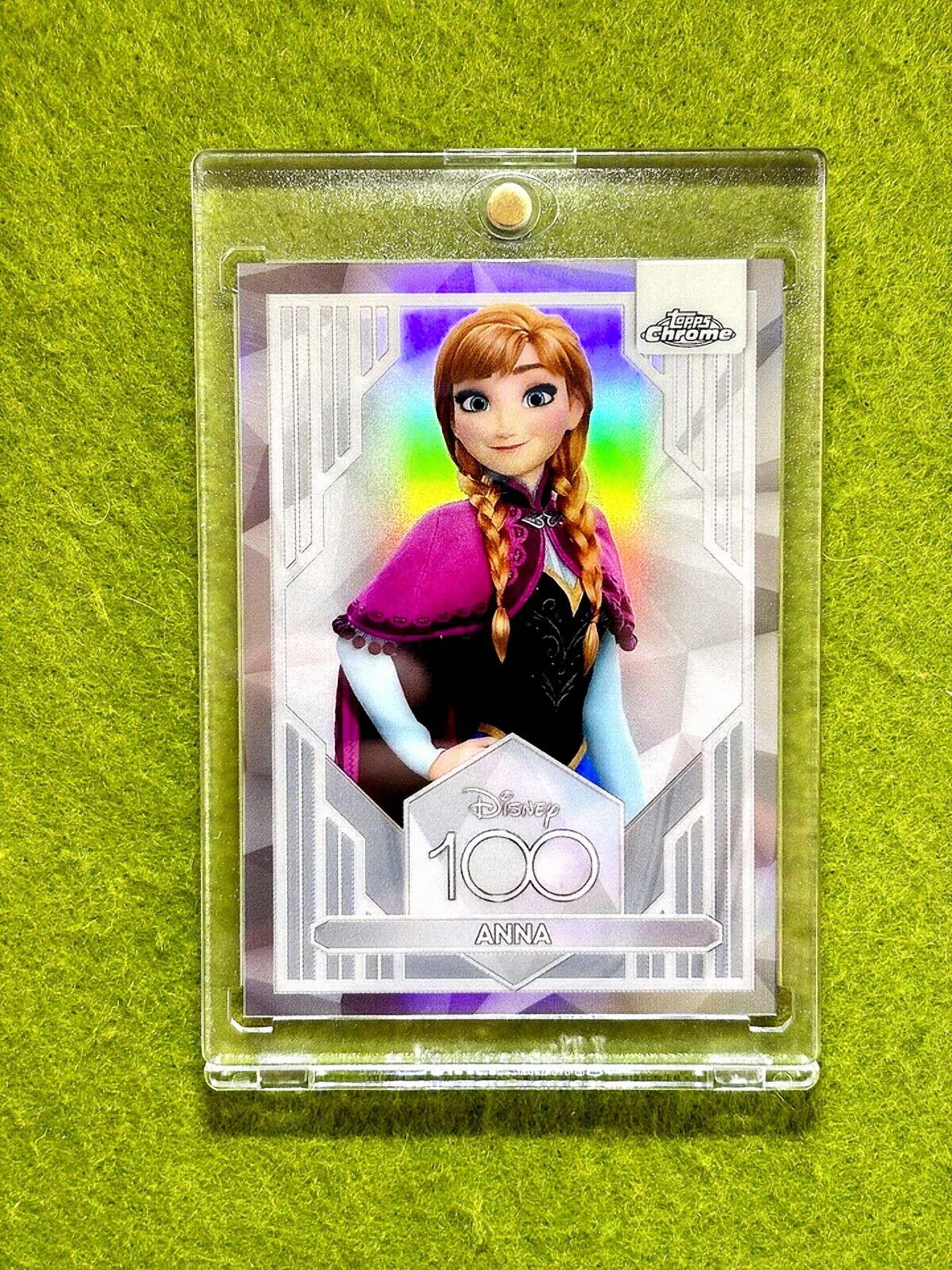 ANNA from FROZEN Disney 100 REFRACTOR CARD 2023 Topps Chrome LORCANA USA  SELLER - Walmart.com