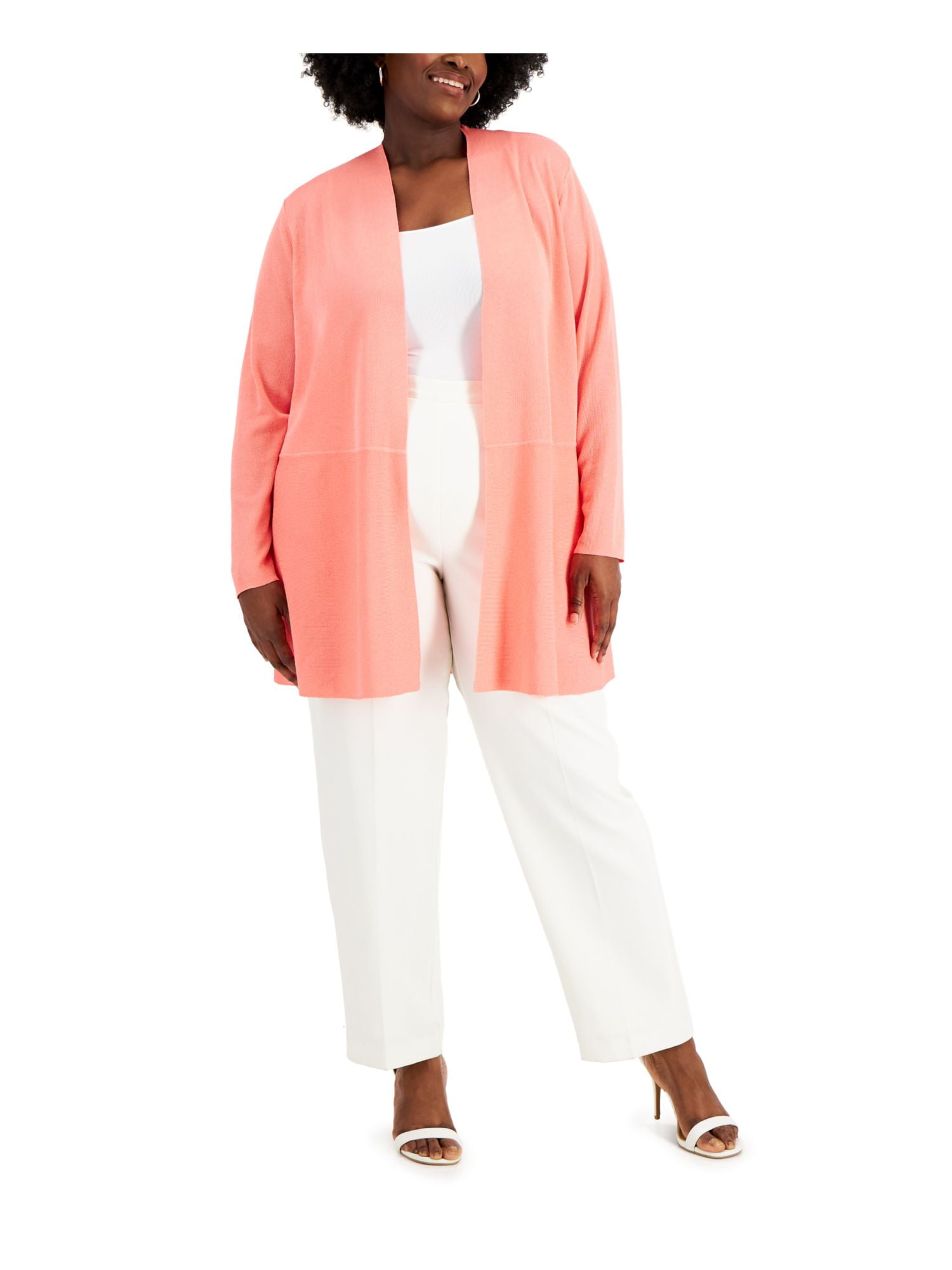 Anne klein open front cardigan sale