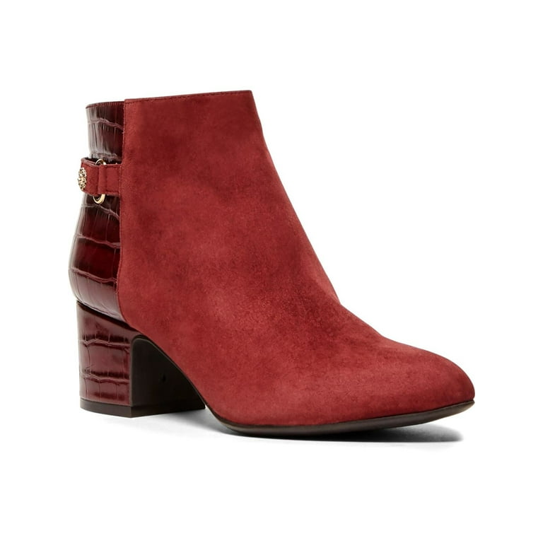 Womens shop maroon booties