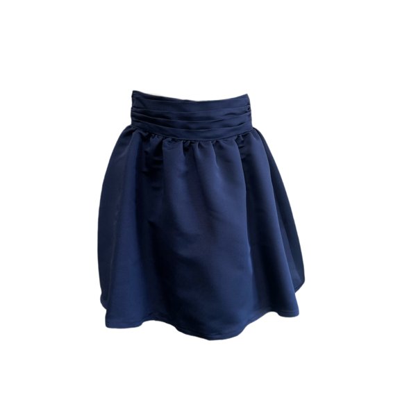 ANNE LEMAN Women's Navy High Waisted Susanna Skirt SP91SK2 Size 2