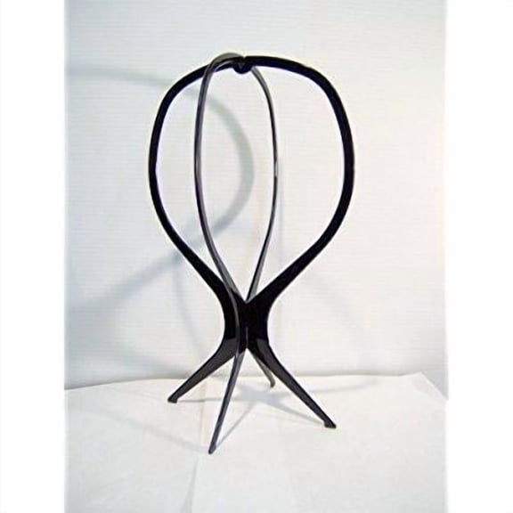 ANNIE 12 INCH PORTABLE WIG STAND- BLACK