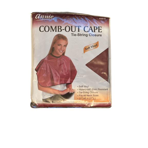 ANNIE 3918 COMB OUT RED CAPE 3913 (27"W*54"L)