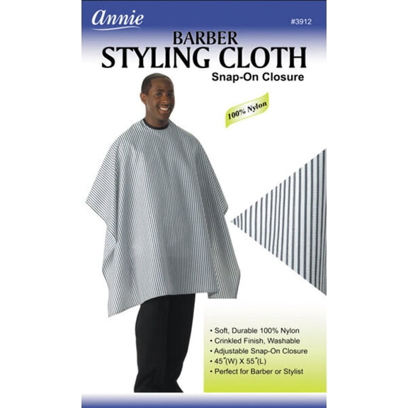 ANNIE - Barber Styling Cloth Snap-On Closure #3912