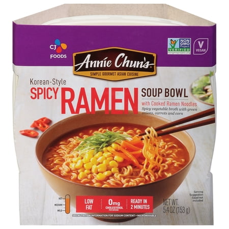 ANNIE CHUN'S Korean Style Spicy Ramen Soup Bowl