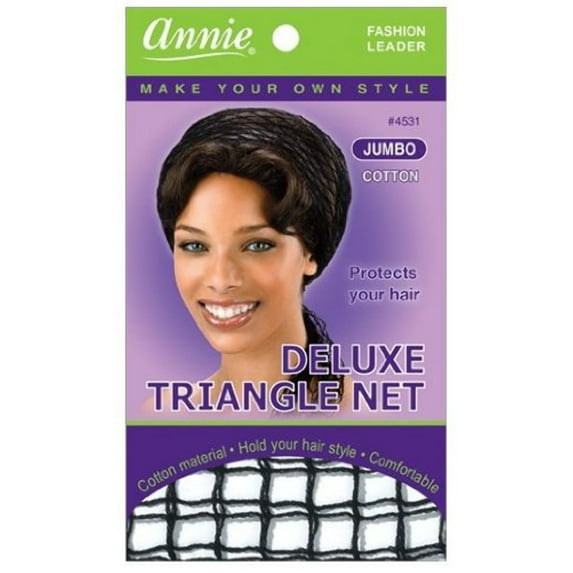ANNIE - Deluxe Triangle Net Jumbo Cotton BLACK