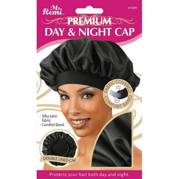 ANNIE - Ms. Remi Premium Day Night Cap BLACK #4589