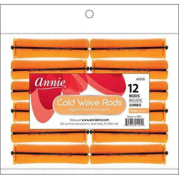 Annie Cold Wave Rods JB Orange 12 Count 1101