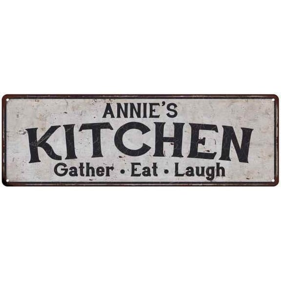 ANNIE's Kitchen Rustic Chic Decor Gift 6x18 Sign 106180051171