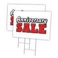 thumbnail image 1 of ANNIVERSARY SALE 2 Pack Of 12" x 16" Yard Sign & Stake | Advertise Your Business | Stake Included Image On Both Sides | Made in The USA, 1 of 3