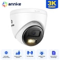 thumbnail image 1 of ANNKE 3K 5MP PoE Security IP Camera Two Way Audio Outdoor AI Color Night Vision, Outdoor Turret Wired Cameras for Home Security, AI Human/Vehicle Detection, Smart Dual Light, Built-in Mic, 1 of 15