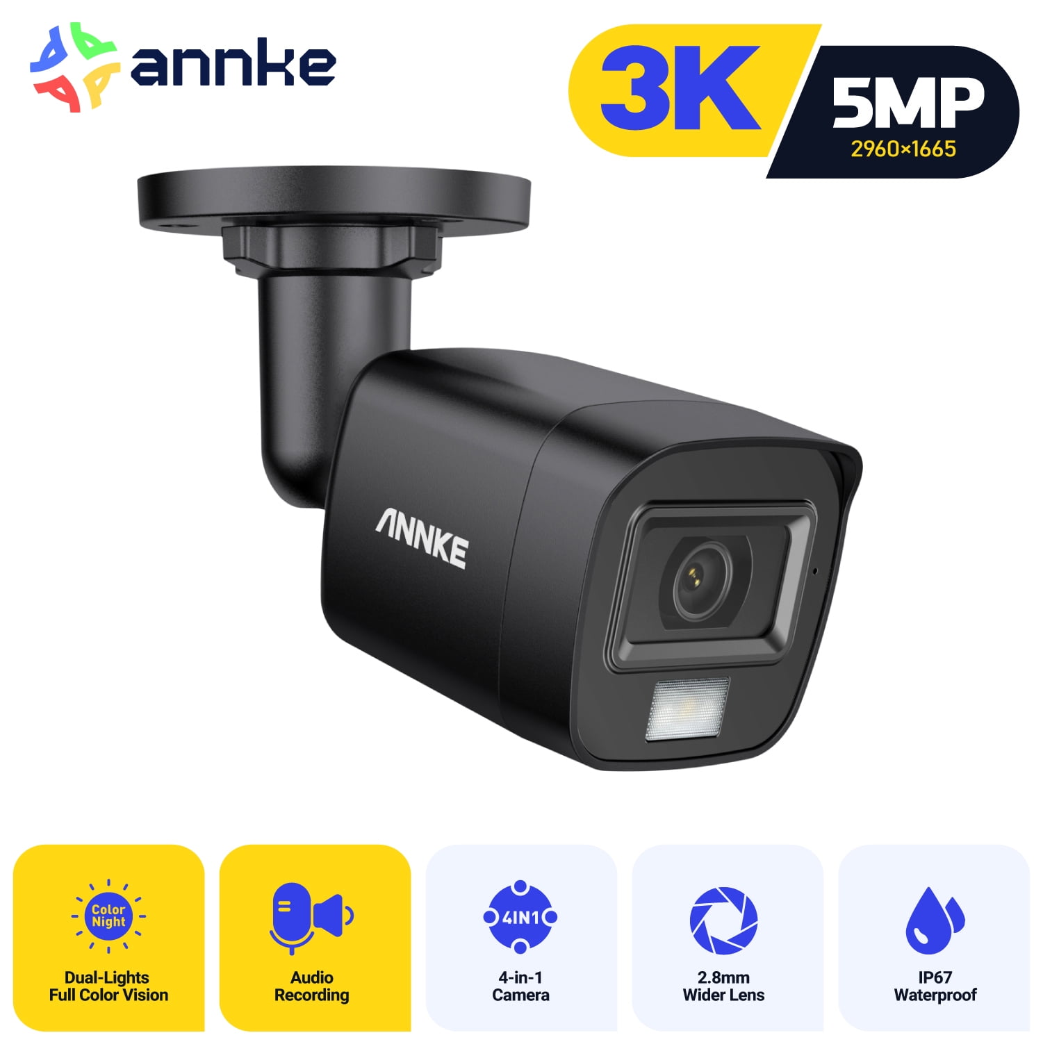 Dual Lens Annke Ip Camera Setup ANNKE 3K Security Camera