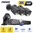 thumbnail image 1 of ANNKE 3K Security Camera System with Smart Dual Light, 8CH 3K Lite H.265+ Surveillance DVR with AI Human/Vehicle Detection, 4 x IP67 CCTV 3K 5MP Camera with Mic/Audio, Color Night Vision, 1TB HDD, 1 of 19