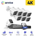 thumbnail image 1 of ANNKE 4K 8CH H.265+ Home Security Camera System with Human & Vehicle Detection, AI 4K Surveillance DVR and 8X 8MP Ultra HD Outdoor Cameras, Work with Alexa, IP67 Weatherproof, 2T Hard Drive, 1 of 13
