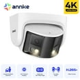 thumbnail image 1 of ANNKE 4K H.265+ PoE Security Camera Outdoor with Dual Lens 180° Filed of View, IP Surveillance Camera Support Color Night Vision, Person/Vehicle Detection, Two-Way Talk, IP66, 1 of 10