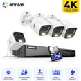 thumbnail image 1 of ANNKE 4K Security Camera System, 8CH 8MP AI DVR with Human & Vehicle Detection, 4TB HDD and 4x4K IP67 Bullet Home & Surveillance Cameras, Easy Remote View, Smart Dual Light, 1 of 16