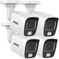 thumbnail image 1 of ANNKE 4Pcs 1080P Security Camera Kits with Smart Dual Light, Built-in Mic, 4-in-1 (TVI/AHD/CVI/CVBS) CCTV Surveillance Cam with 3.6mm Lens&78° Angle of View, IP67 Weatherproof with Power Cables, 1 of 6