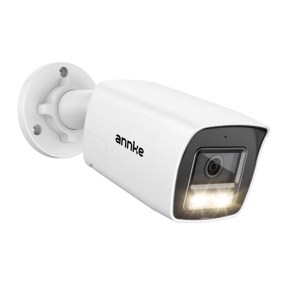 ANNKE 5MP Outdoor Poe Security IP Camera, 3K Smart Human/Vehicle Detection, Two-Way Audio, Color Night Vision, Smart Dual-Light,C500X