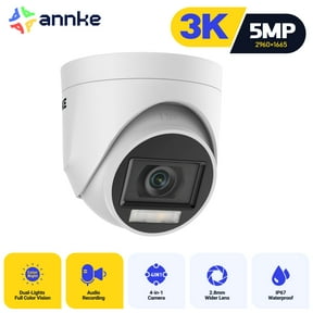 ANNKE 5MP Outdoor Surveillance Camera with Human/Vehicle Detection,3K Wired IP67 Waterproof CCTV Outdoor Cameras for Home with Smart Dual Light,Built-in Microphone,IP67,IR Night Vision