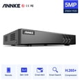 thumbnail image 1 of ANNKE 8-Channel HD-TVI 5MP Security Video DVR, H.265 Video Compression for Bandwidth Efficiency with 0T Hard Drive, 1 of 7