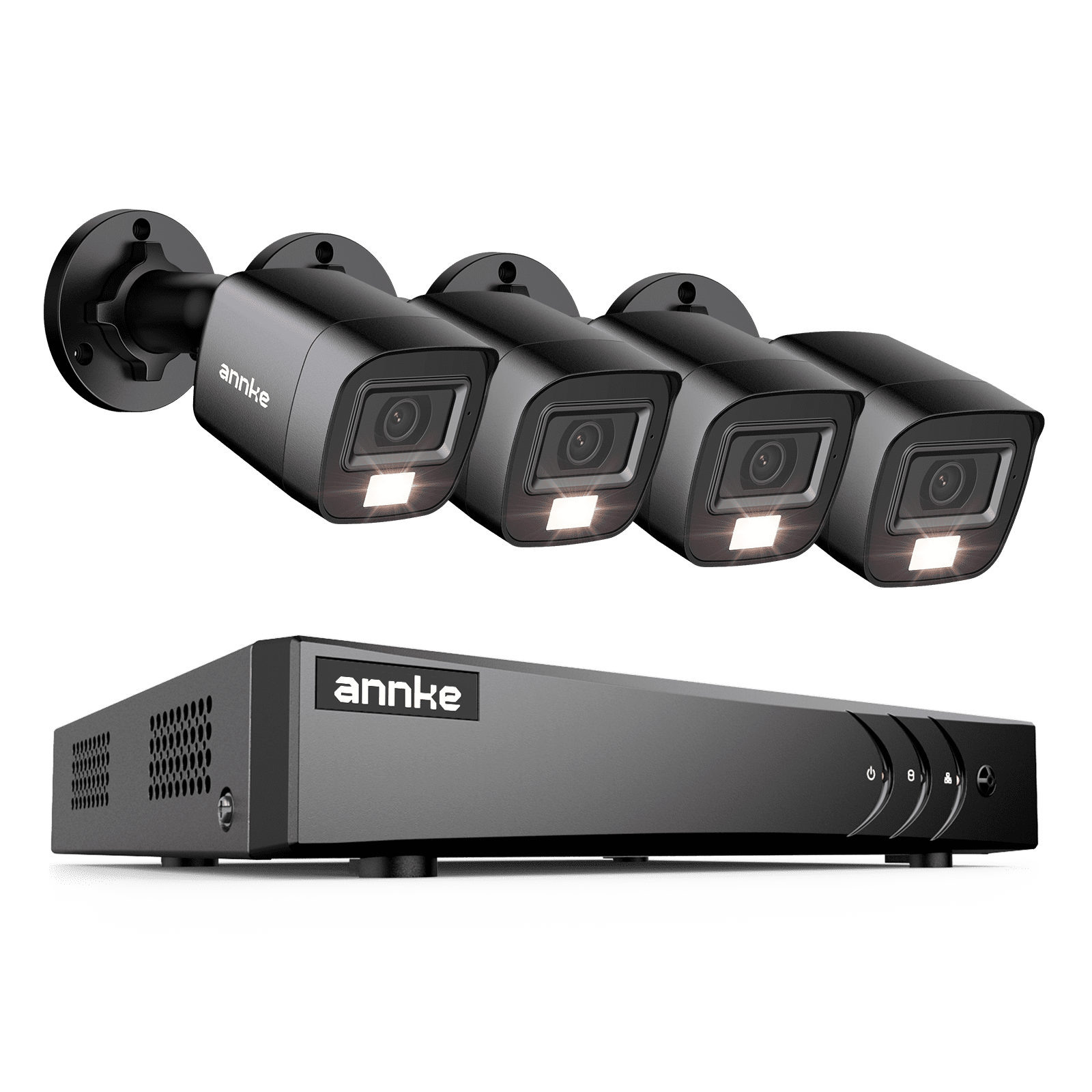 ANNKE 8CH 3K Lite Security Camera System with 4 x 2MP Wired CCTV Cams ...