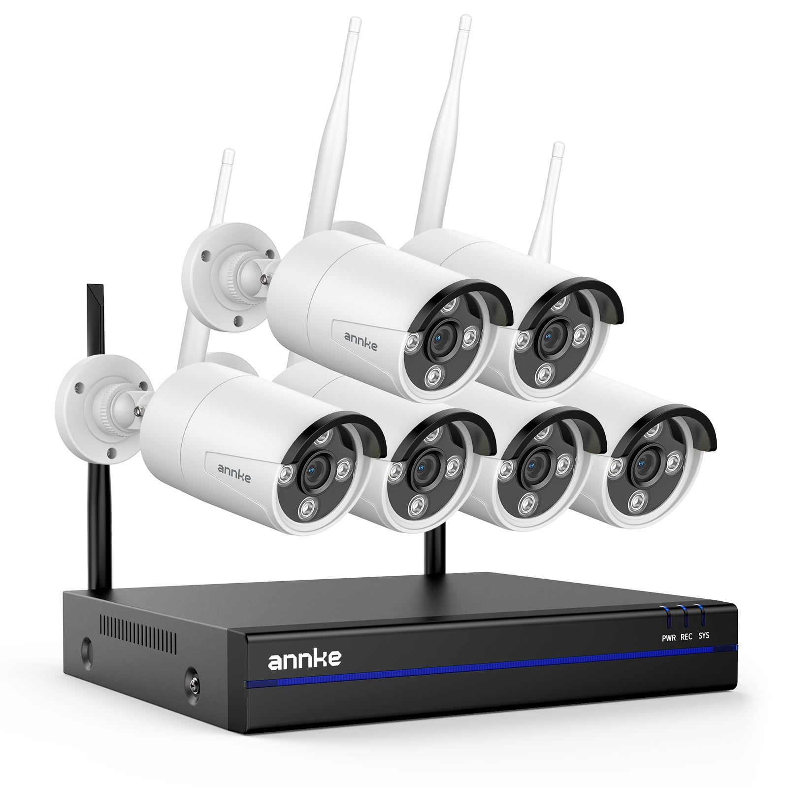 ANNKE 8MP 16CH Wireless Security Camera System, Dual-Band WiFi NVR ...
