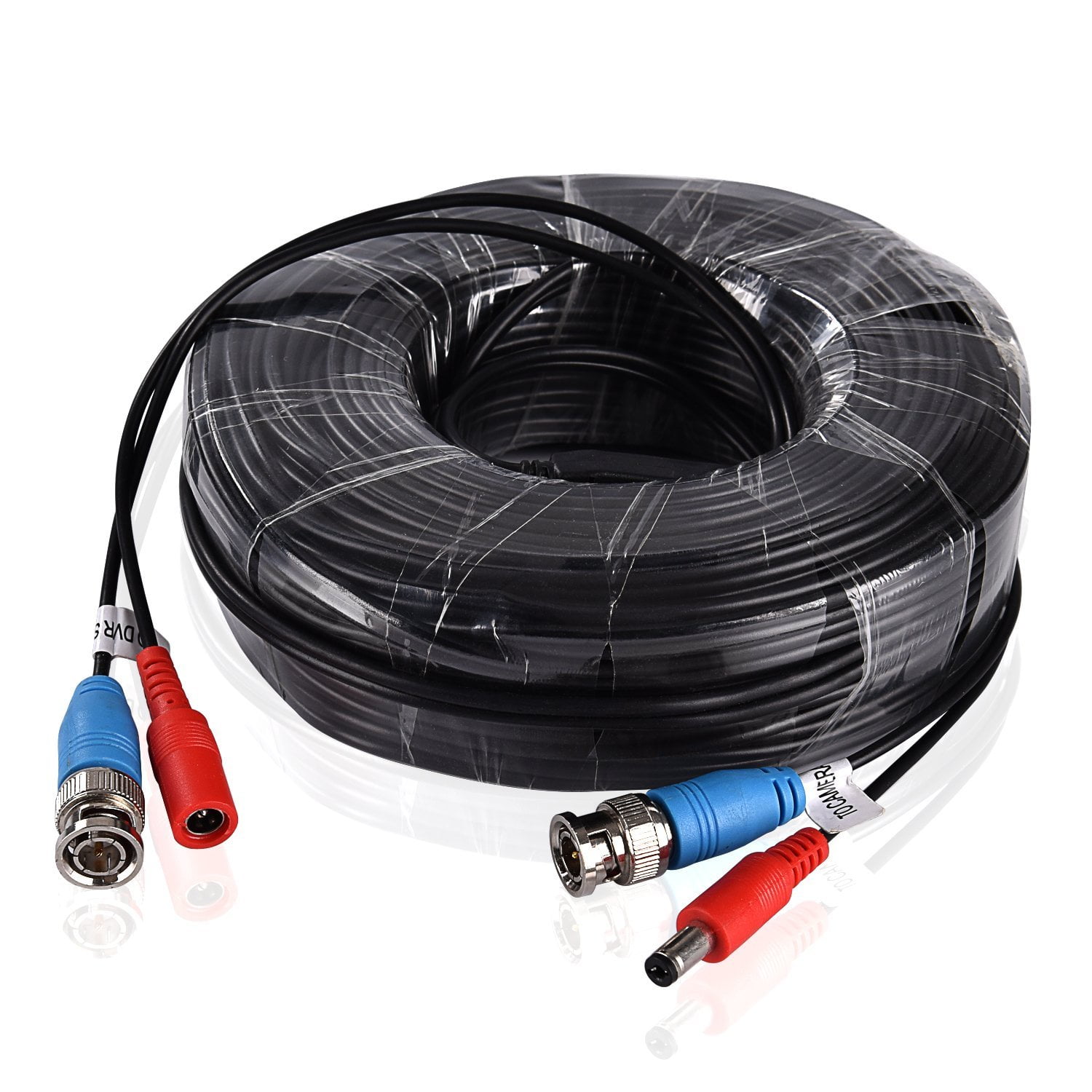 ANNKE Black Color 30M / 100 feet Extension BNC Video Power Cable for ...
