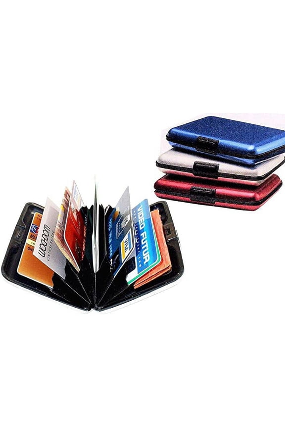 ANODIZED ALUMINUM TOUGH WALLET - SILVER