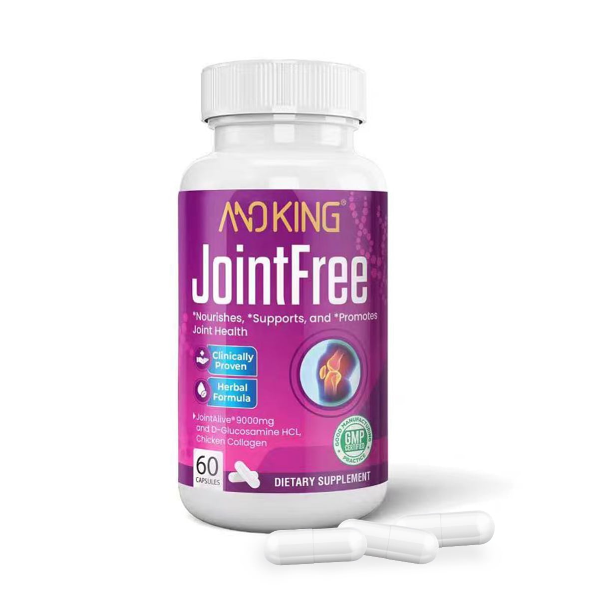 ANOKING Advanced Glucosamine Chondroitin MSM Joint Support Supplement