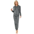 thumbnail image 1 of ANOTHER CHOICE Velour Tracksuit Soft & Stretch Fabric (Women's), Size L, 2-Piece, 1 of 5