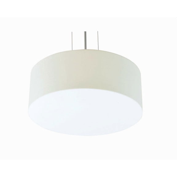 ANP1932LAJUDSN-LW AFX Anton - 19 Inch LED Pendant-Satin Nickel Finish-White Shade Color