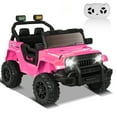 thumbnail image 1 of ANPOO 12V Kids Powered Ride on Truck Car with Parent Remote Control, Electric Battery Powered Ride on Toys w/ 3-Speed, Suspension, LED Lights, Music, Bluetooth, MP3, 1 of 10
