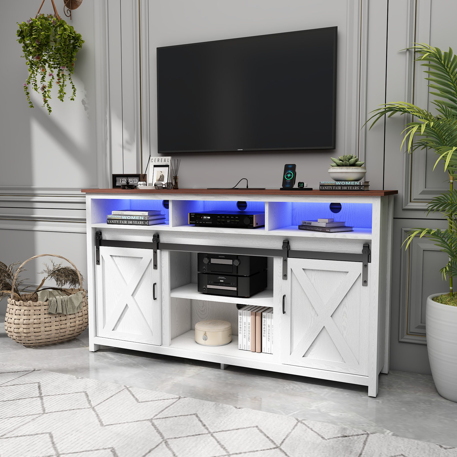 ***fasttrack***whalen Tv Stand And Backb